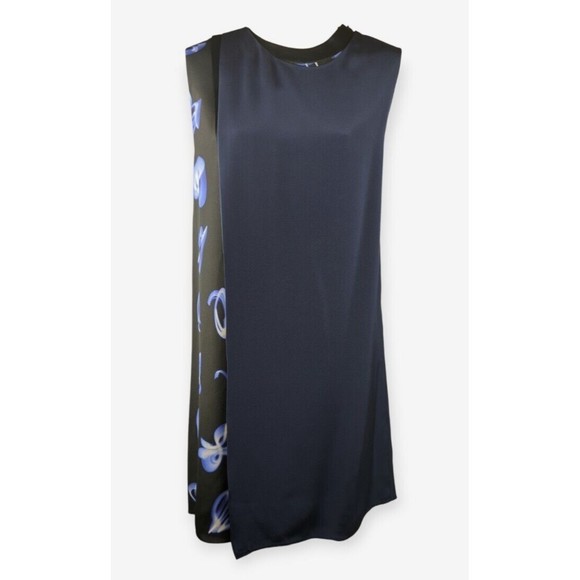 3.1 Phillip Lim Silk Shift Mini Dress Abstract Pattern Layered Sleeveless XS 2 - Picture 1 of 5